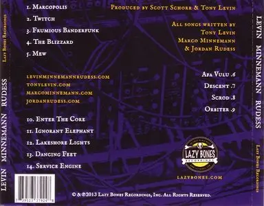 Levin / Minnemann / Rudess - LMR (2013) {Lazy Bones}