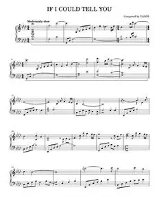 If I Could Tell You - Yervinyan, Samvel and Yanni (Piano Solo)