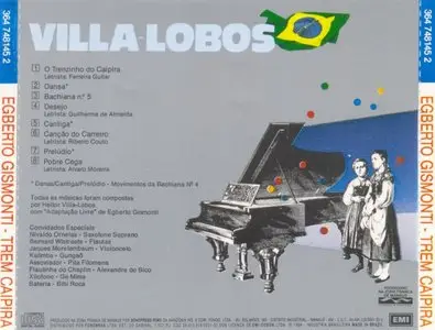Egberto Gismonti - Trem Caipira (1985) {EMI-Odeon}