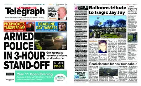 Lancashire Telegraph (Blackburn, Darwen, Hyndburn, Ribble Valley) – January 31, 2019