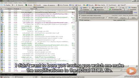 Pluralsight - Fiddler with transcripts