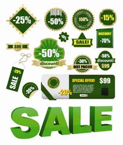 Sale & Discounts - Vector Set