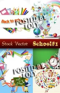 Back to School #1 - Stock Vector