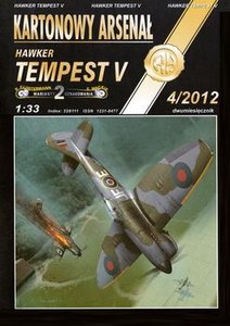 Hawker Tempest V (Halinski Kartonowy Arsenal 4/2012)