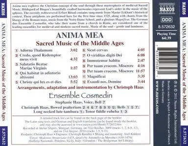 Anima Mea - Sacred Music Of The Middle Ages - Ensemble Cosmedin (2011) {Naxos 8.572632}