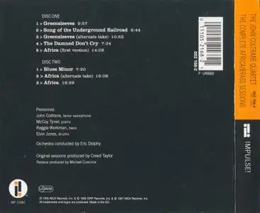 John Coltrane - The Complete Africa/Brass Sessions (1961) {2CD Set, Impulse! IMP 21682 rel 1995}