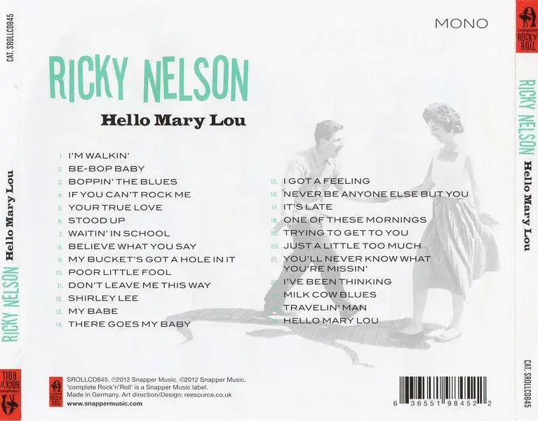 Ricky Nelson - Hello Mary Lou (2012) / AvaxHome