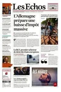 Les Echos du Mercredi 7 Septembre 2016