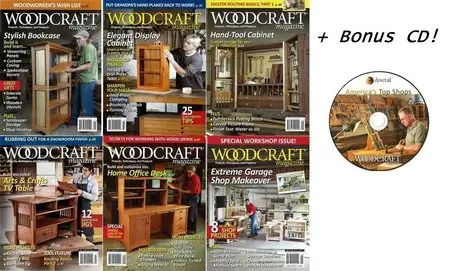 Woodcraft Magazine №38-43 2011 + Bonus CD (Full Year Collection)