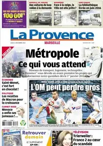 La Provence du Jeudi 11 Décembre 2014
