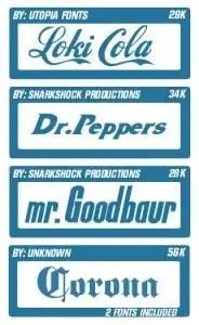 Collection of Fonts - (sharkshock.com)