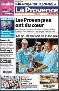 La Provence, du Samedi 25 Juillet 2009.