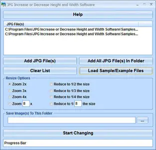 JPG Increase or Decrease Height and Width Software 7.0.0.0