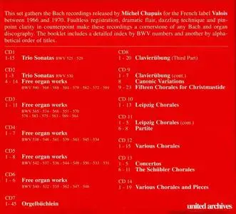 Michel Chapuis - Johann Sebastian Bach: Complete Organ Works [14CDs] (2013)