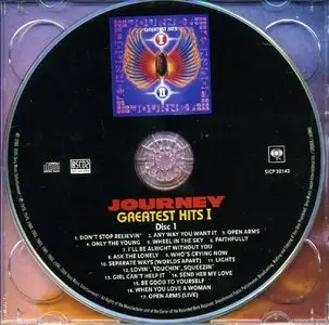 Journey - Greatest Hits I & II (2013) [Japanese Ed.] 2CD Set