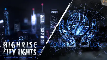 Highrise City Lights - Logo Intro - Project for After Effects (VideoHive)