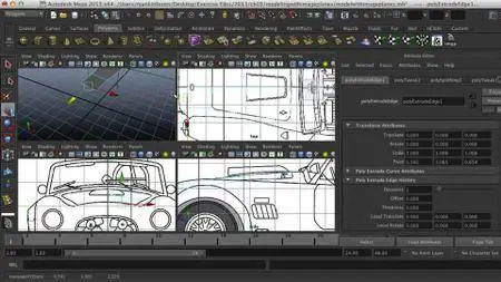 Modeling Vehicles in Maya