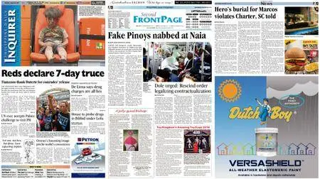 Philippine Daily Inquirer – August 20, 2016