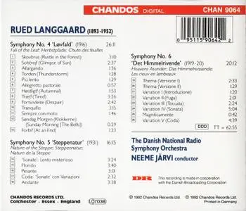 The Danish National Radio Symphony Orchestra, Neeme Järvi - Langgaard: Symphonies 4, 5, 6 (1992) (Repost)