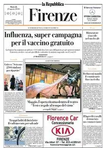 la Repubblica Firenze - 25 Agosto 2020