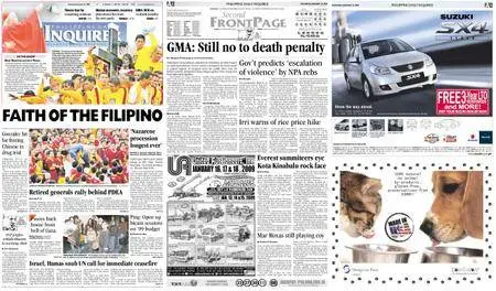 Philippine Daily Inquirer – January 10, 2009