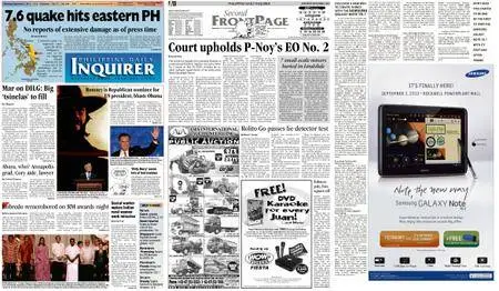 Philippine Daily Inquirer – September 01, 2012