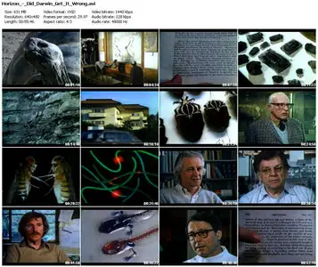 BBC Horizon – Did Darwin Get It Wrong?