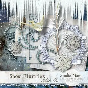 2 Vintage Winter Scrap Kits