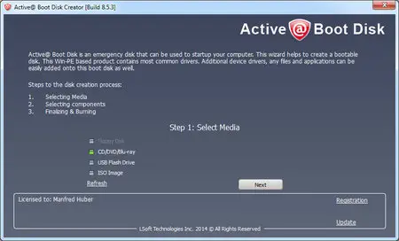Active Boot Disk Creator 8.5.3 Portable
