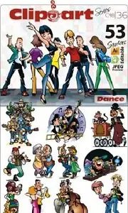 ClipArt Series C-36 Dance - 36/48