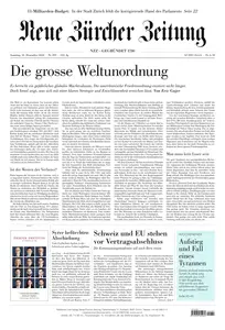 Neue Zuercher Zeitung - 14 Dezember 2024