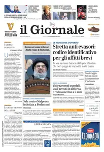 il Giornale - 28 Settembre 2024