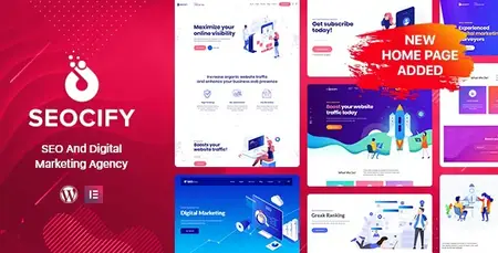 EE - Themeforest - SEO Digital Marketing Agency WordPress Theme - Seocify 22613339 v3.8