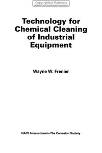 Technology for Chemical Cleaning of Industrial Equipment