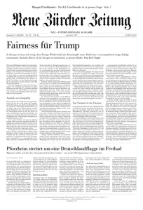 Neue Zurcher Zeitung International - 27 Juli 2024
