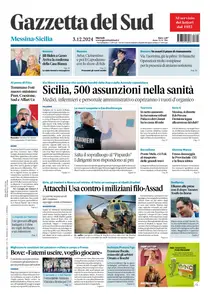 Gazzetta del Sud Messina - 3 Dicembre 2024