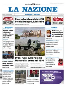 La Nazione Viareggio Versilia - 11 Settembre 2025