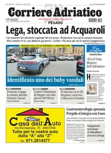 Corriere Adriatico Pesaro - 9 Marzo 2025