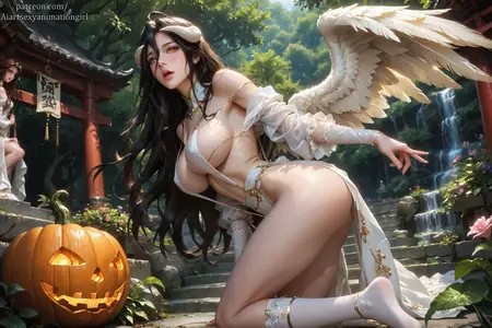 Albedo Halloween Angel - Preview (AI Generated)