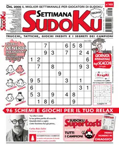 Settimana Sudoku N.988 - 19 Luglio 2024