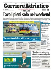 Corriere Adriatico Pesaro - 23 Giugno 2025