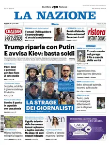La Nazione Siena - 26 Agosto 2025