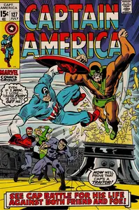 Captain America 127 (Marvel 1970) (c2c) (chums