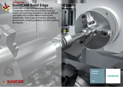 SolidCAM 2025 SP2 HF1 for Solid Edge with Documents and Training Materials