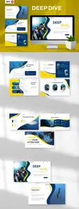 Deep Dive - Underwater Powerpoint MR5Z4HP