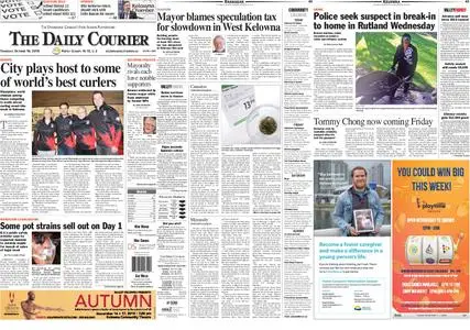 Kelowna Daily Courier – October 18, 2018