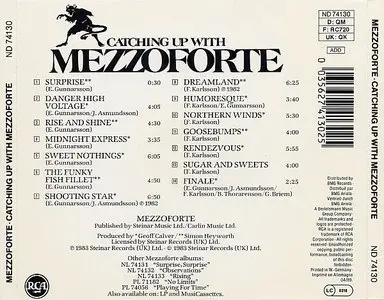 Mezzoforte - Catching Up With Mezzoforte (1983)