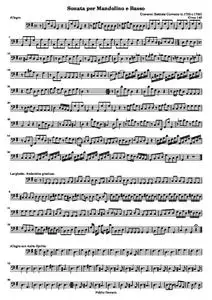 GervasioGB - Sonata per Mandolino e Basso (Gimo 145)