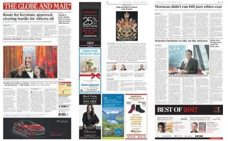 The Globe and Mail – November 21, 2017