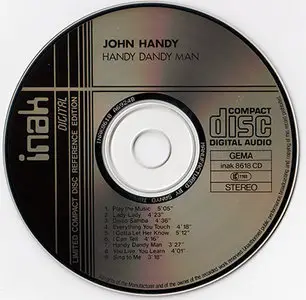 John Handy - Handy Dandy Man (1978, CD reissue 1986)